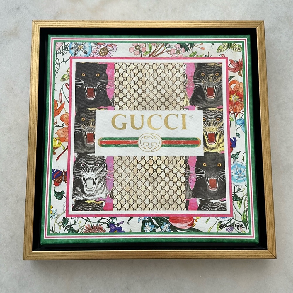 Oliver Gal Gucci Canvas Art 12x12